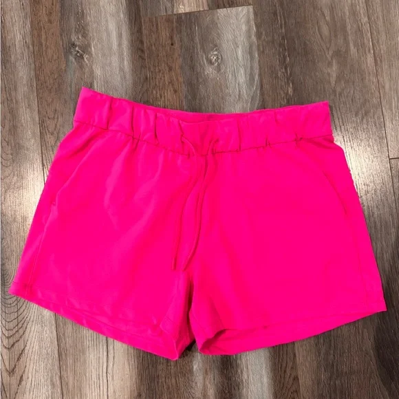 ZYIA Shorts Zyia Hot Pink Club Shorts Poshmark